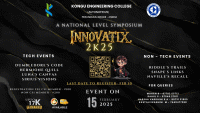 Innovatix'25 National Level Technical Symposium Poster